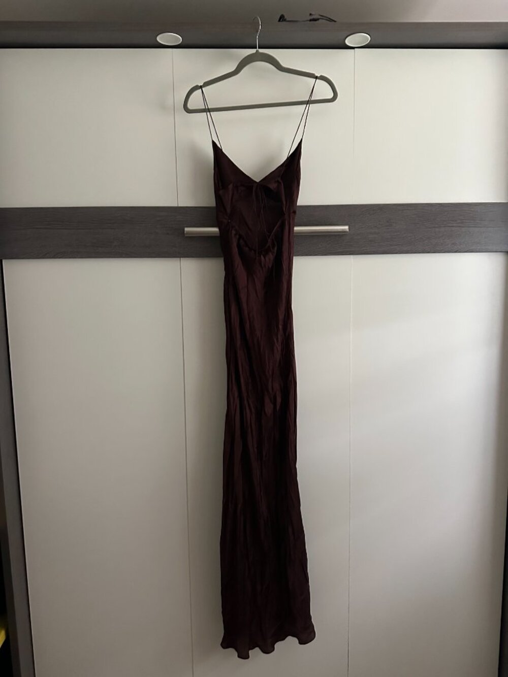 FAITHFULL Santiana Maxi Dress – Dark Truffle – US 6 / M – NWT - Picture 5 of 6